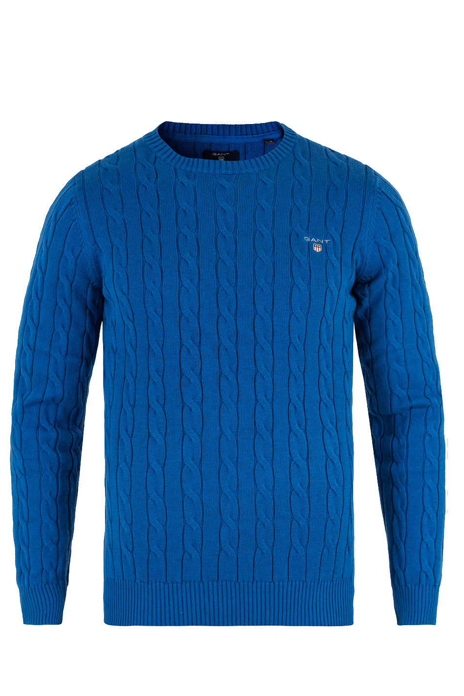 gant cotton cable crew neck sweater